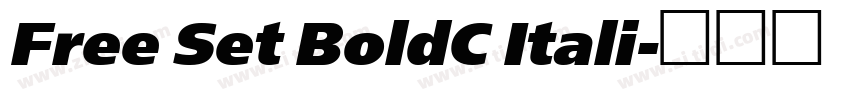 Free Set BoldC Itali字体转换